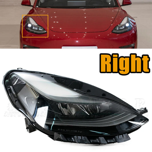 Headlight Right Side Matrix Headlamp for Tesla Model 3 for Model Y 2021-2023