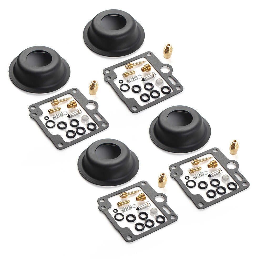 4Sets Carburetor Repair Rebuild Kit Diaphragm Fit for Yamaha XJ750 MAXIM XJ 750 1985