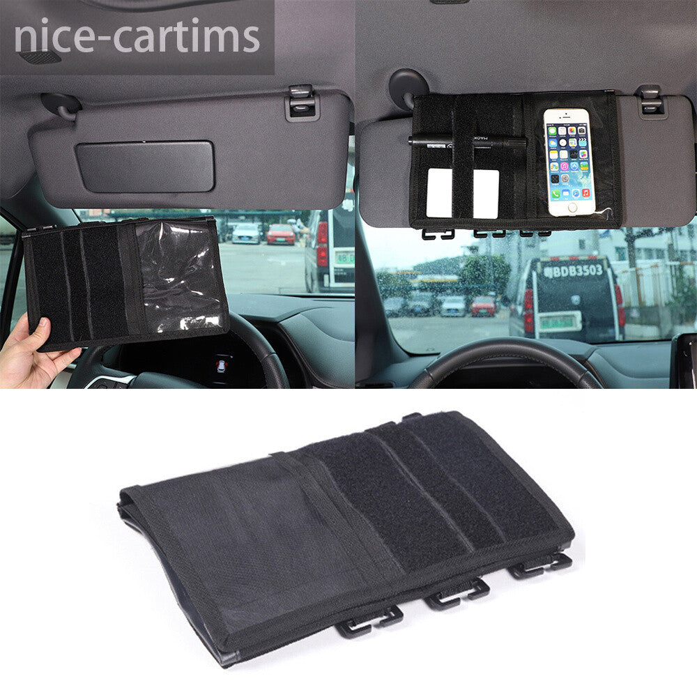 Left Sunvisor Multipurpose Storage Bag Pocket Organizer For Toyot@ for Sienna 2021+