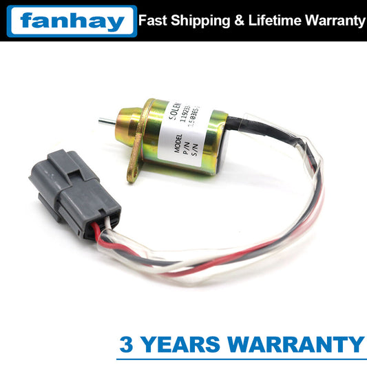 1PC 119233-77932 For Yanmar 3TNV88 3TNE84 4TNE88 4TNE84 Fuel Shutoff Solenoid