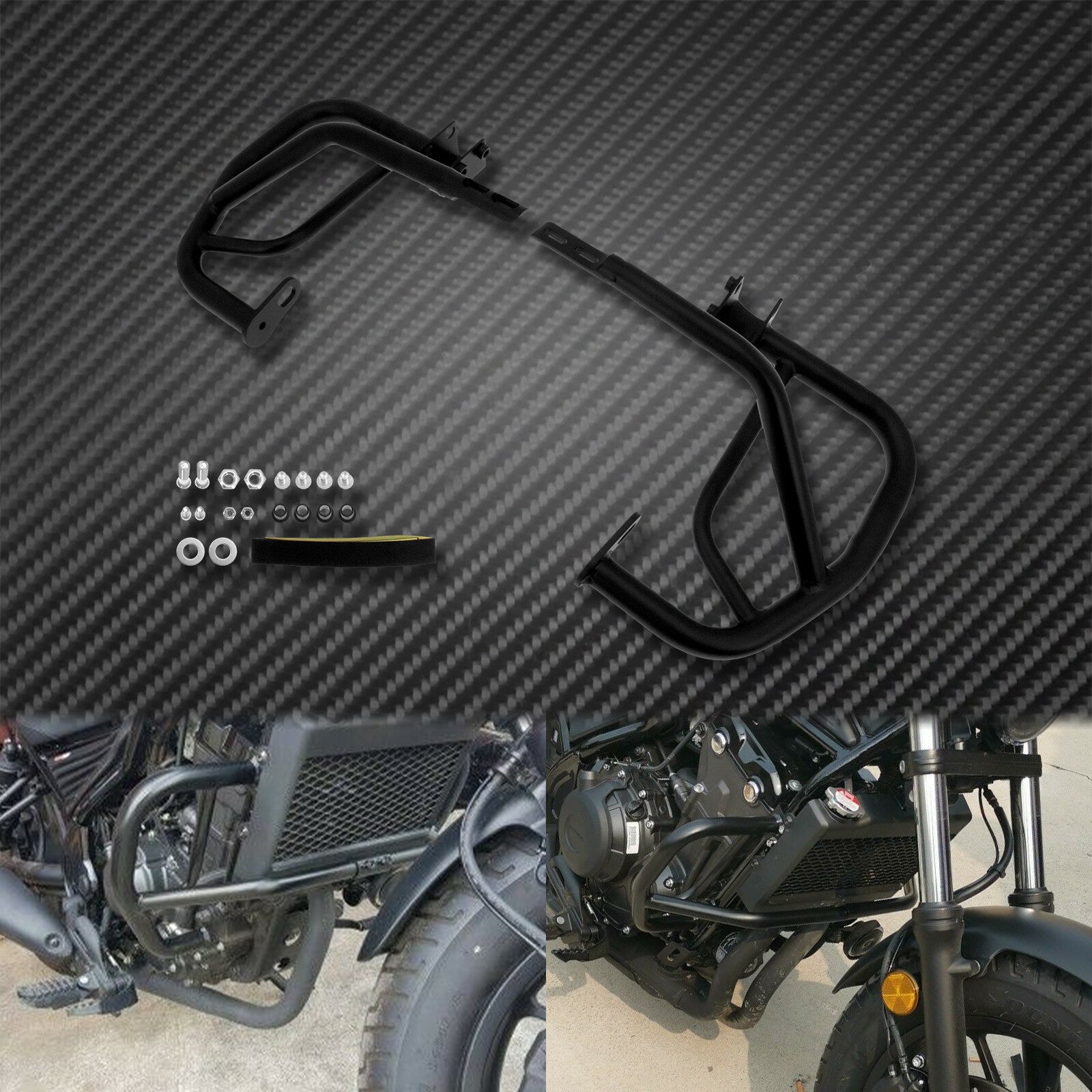 Front Engine Guard Body Frame Protector Crash Bar Fit for Honda Rebel CMX 17-21