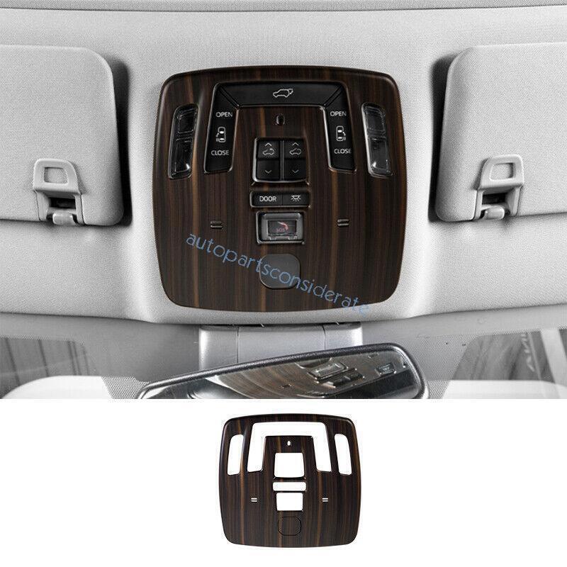 for Toyota for Sienna 2021-24 Dark Wood Grain Roof Front Reading Light Cover Trim 1X