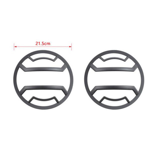 2x Front Headlight Guard Protector Cover Trim for Jeep for Wrangler JL JT 2018-2022