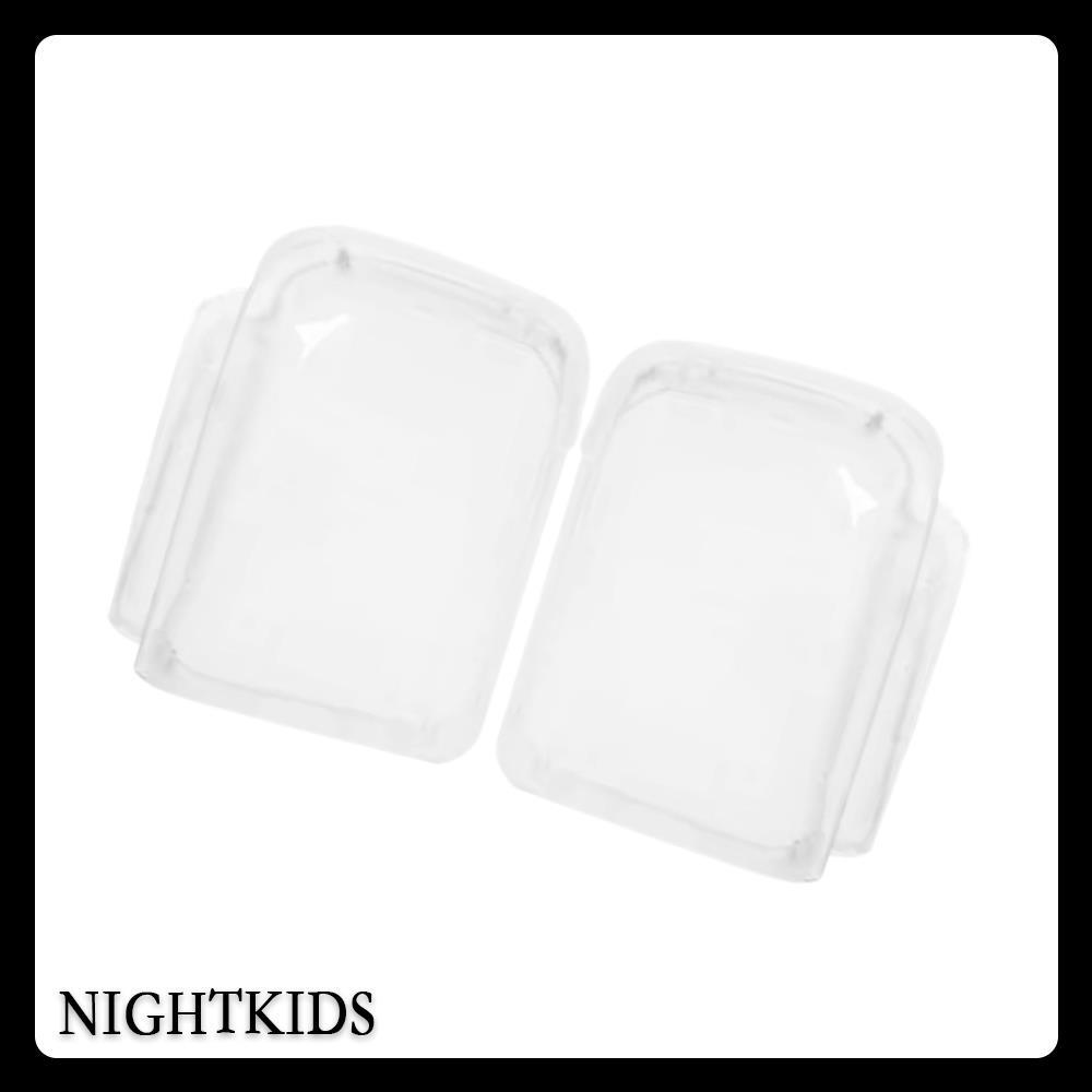 Fits for Sierra 1500 2500 14-18 2x LH RH Headlight Lens Cover Clear no Glue