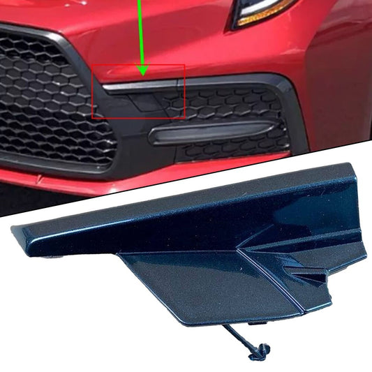 Front Grille Tow Hook Eye Cover Trailer Cap for Corolla SE/XSE 2020 2021