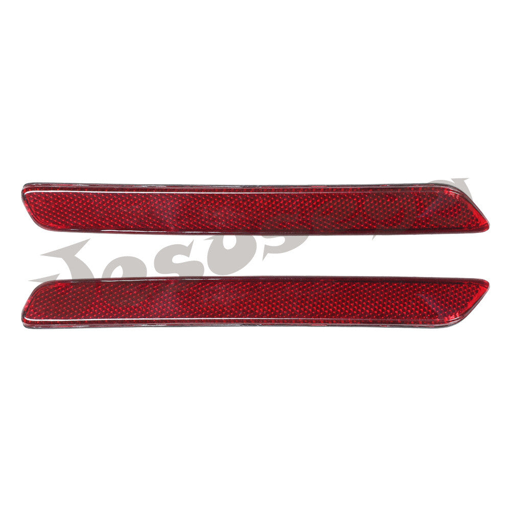 2x Red Fits for Cadillac 2018-2019 XTS Bumper Trim Reflector Right+Left Red
