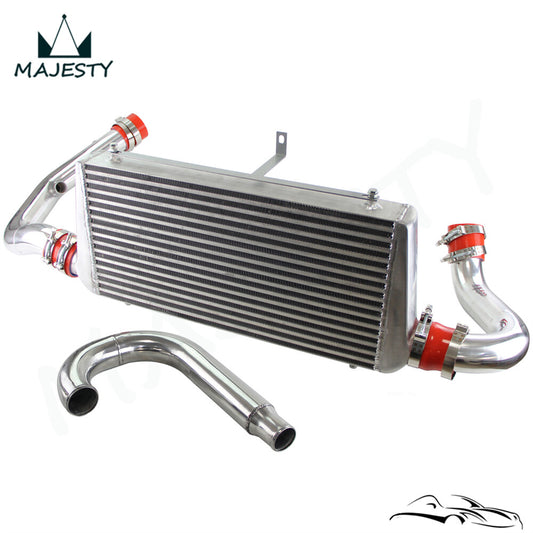 Intercooler + Pipe Kit for Mitsubishi Lancer EVO 7 8 9 CT9A 4G63 01-05 2.0L Red