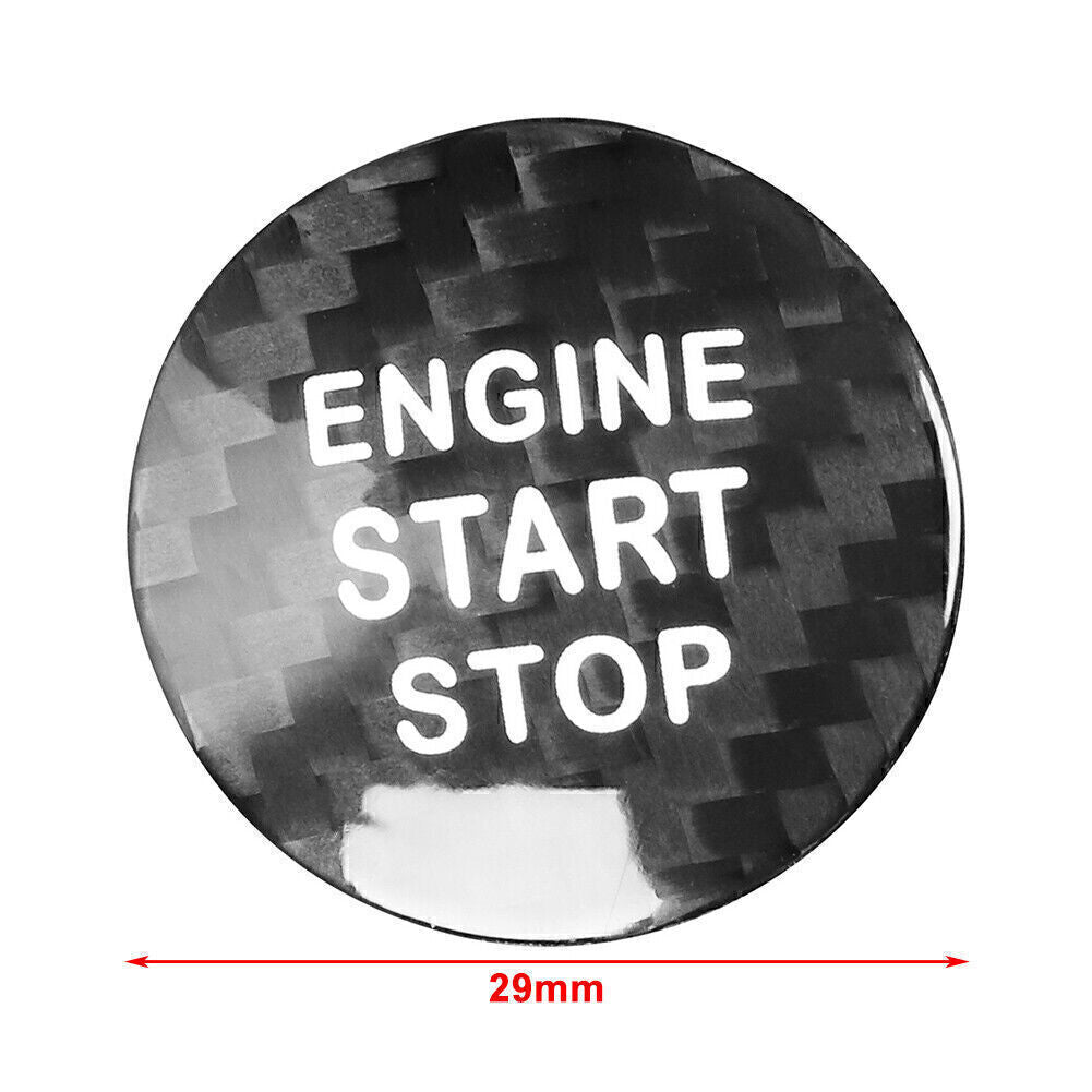 for LEXUS IS250 350 2006-2013 2Color Carbon fiber Engine Start Stop Button cover