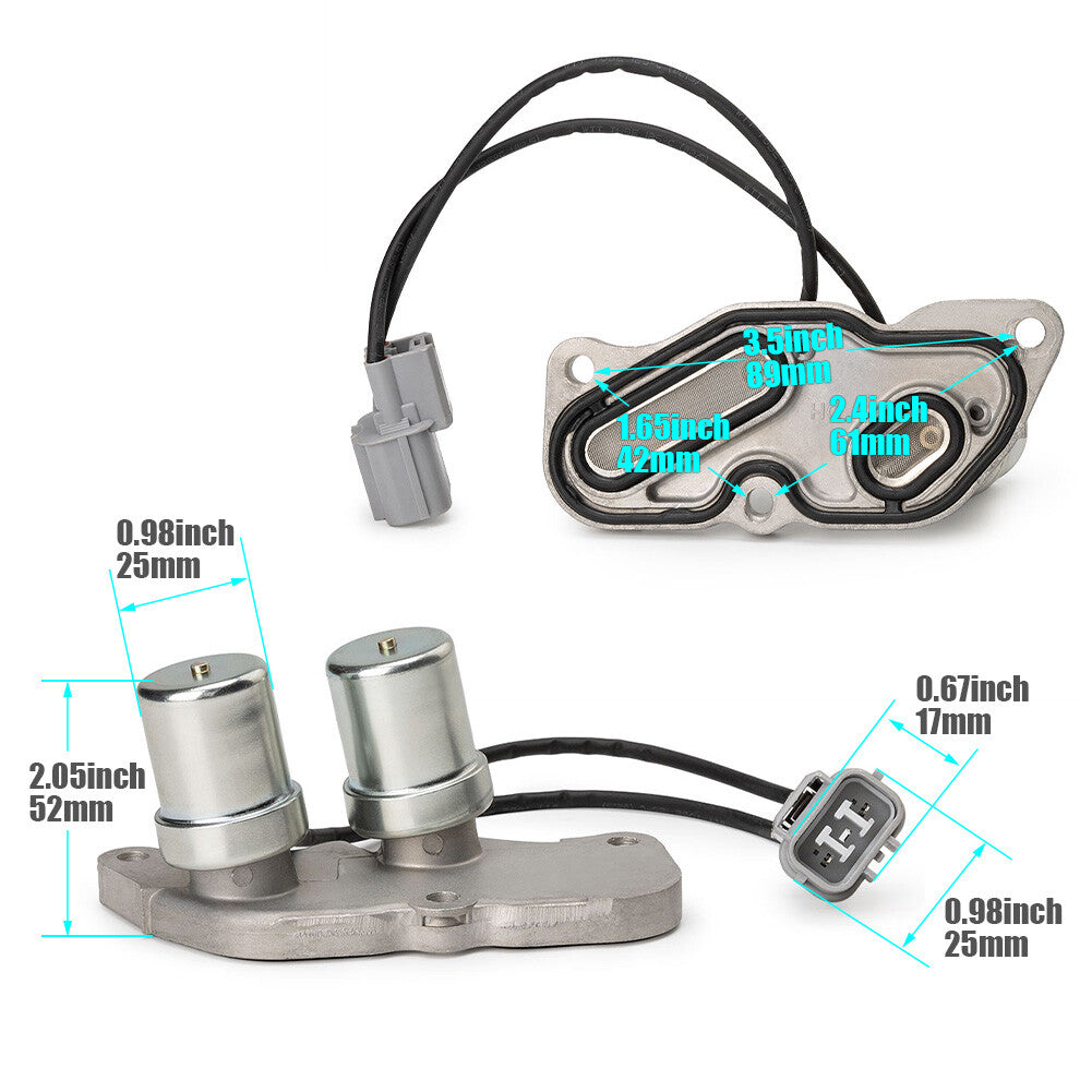 2-piece shift control and locking solenoid valve kit for Honda Accord Prelude 2.2L 1990 - 1997