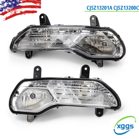 2X Fit For 13-16 for Ford Kuga Escape Front Bumper Fog Light Lamps Left+Right Side