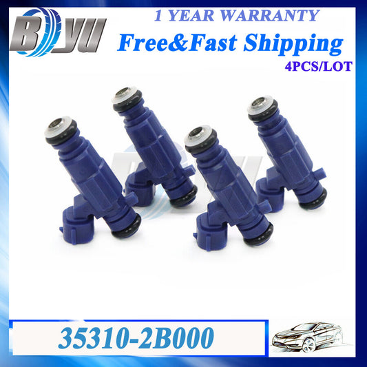 4PCS Fuel Injectors 353102B000 35310-2B000 for Hyundai i20 i30 for KIA Ceed 1.4L
