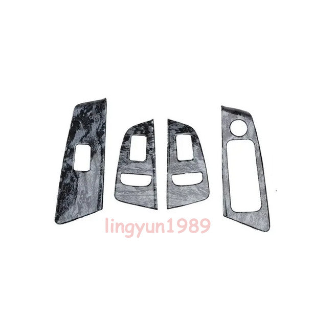 For 2018-23 for BMW 5 Series G30 Wood Grain Inner Car Window Switch Panel Cover Trim
