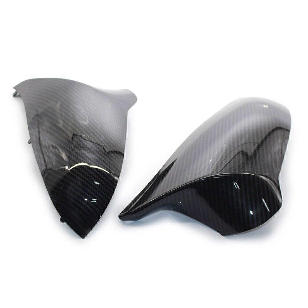 2X Carbon Fiber Car Rearview Mirror Cover Caps For 2015-19 16 for BMW F80 M3 F82 M4