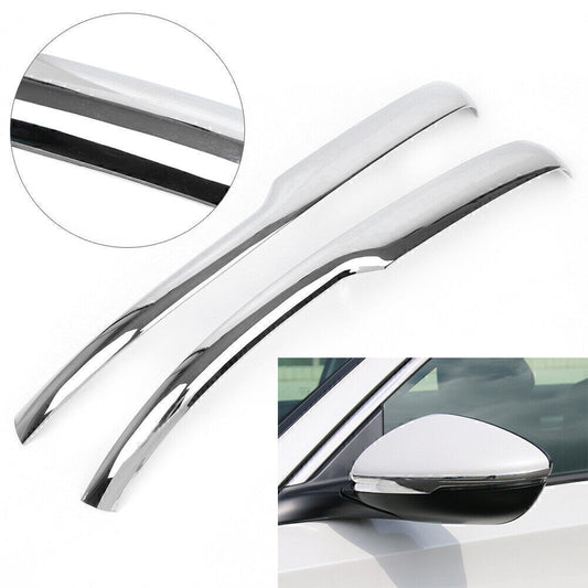2pcs ABS Chrome Door Wing Side Mirror Rear View Cover Trim for Honda Accord 2018