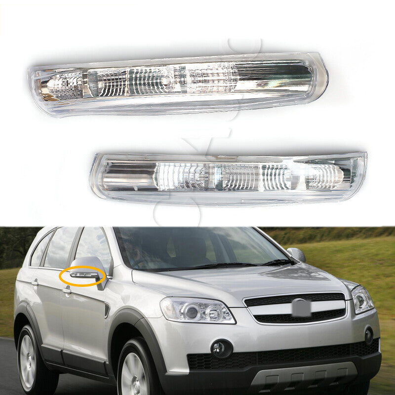1 Pair Rear Side Mirror Turn Signal Light Lamp for Chevrolet Captiva 2007-2016