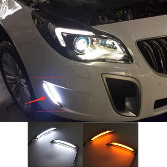 2X Daytime Running Light Fog Lamp/Turn Signal Light for Buick Regal GS 08-17
