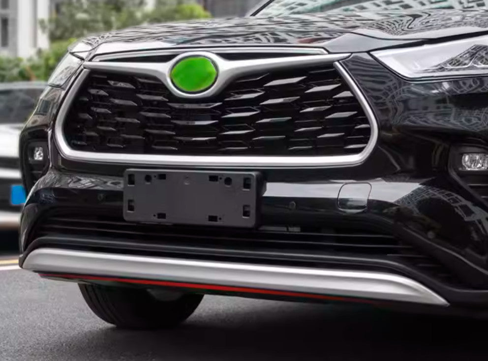 for Toyota Highlander 2020-2024 ABS Chrome Front Bumper Lower Protector Strip 1X