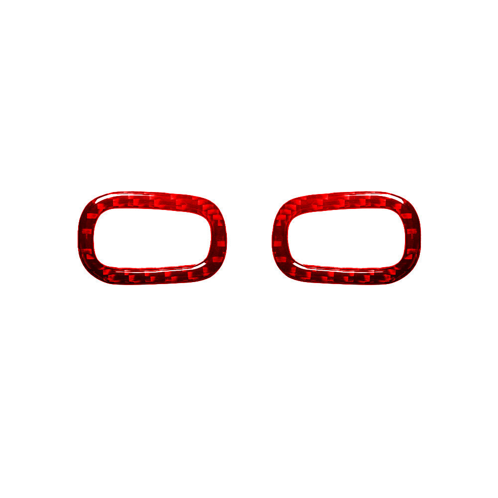 Red Carbon Fiber Overhead Hanger Frame Trim For Silverado/tahoe/ for sierra 2007-2014