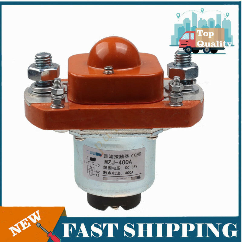 new MZJ-400A main contactor solenoid valve for 36V 400A, suitable for heavy-duty for golf carts.