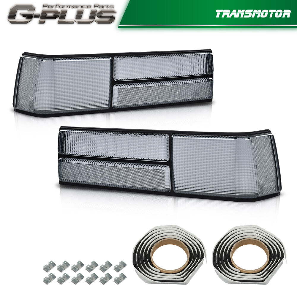 Suitable for 87-93 for Ford for Mustang Fox body LX style taillights (left + right lens)