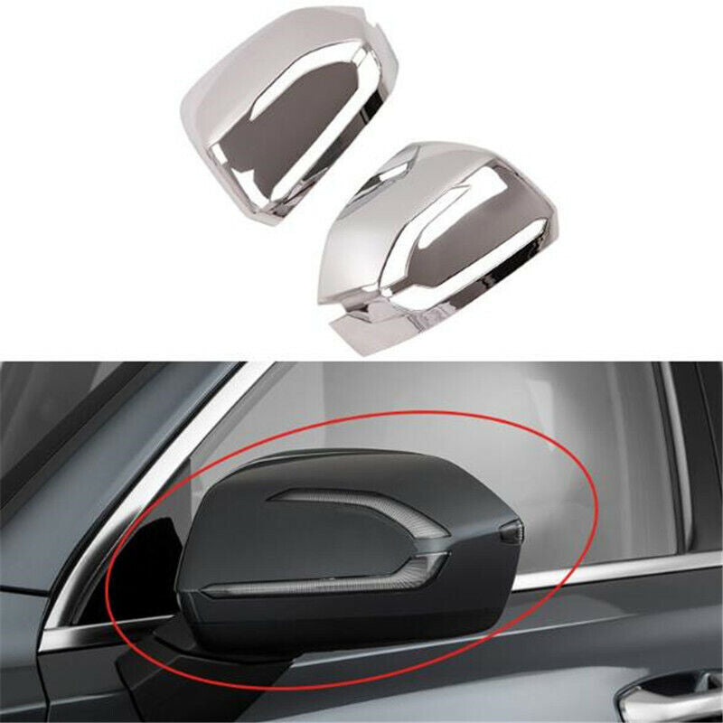 for Hyundai Palisade 2019-2022 Chrome 2PCS Side Rearview Mirror Cover Trim