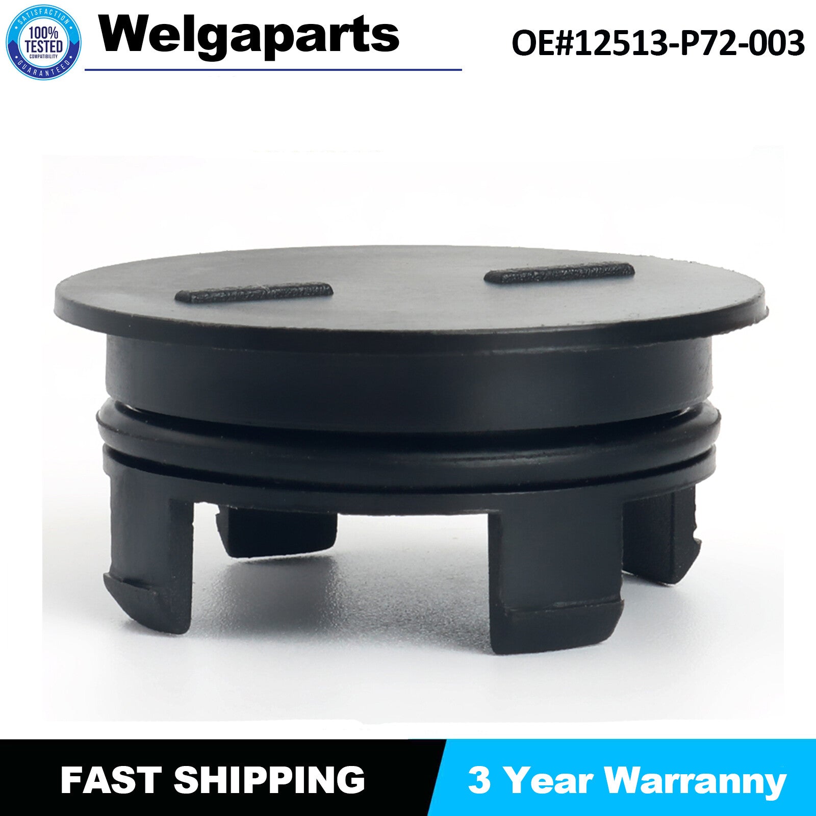 Engine Cylinder Head Rear Cam Plug With Seal KP for Honda for Acura 12513-P72-003 US