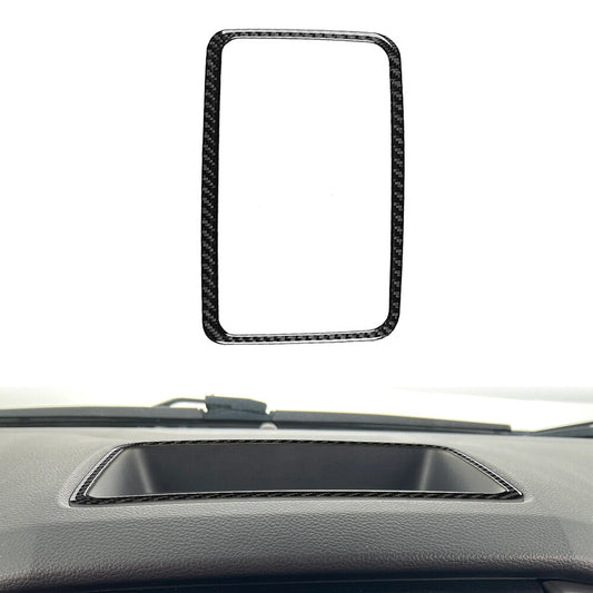 Carbon Fiber Dashboard Storage Box Cover Trim for Ford Ranger 2019-2022 2020