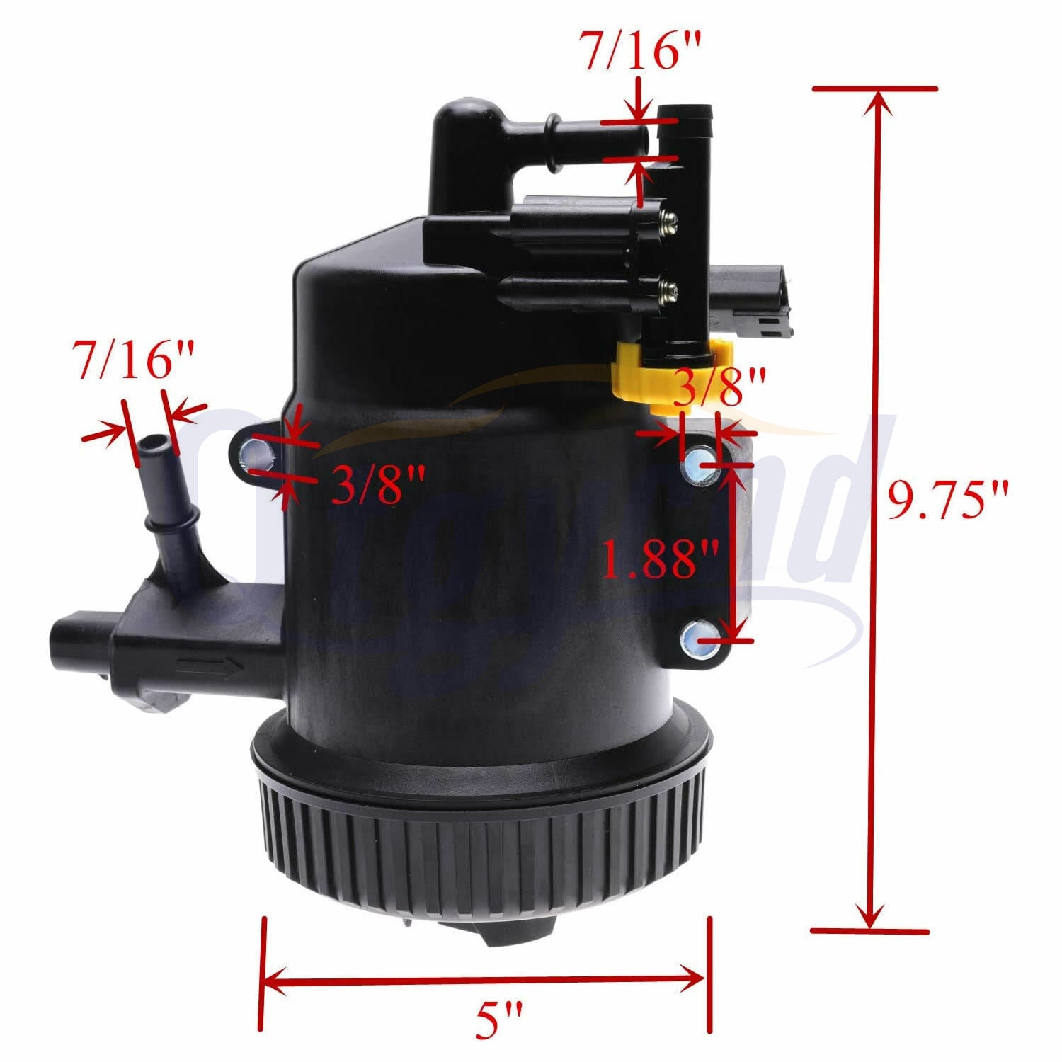Replacement fuel filter housing for 13-18 rpm 6.7L liter 2500 3500 4500 rpm 68157290AB