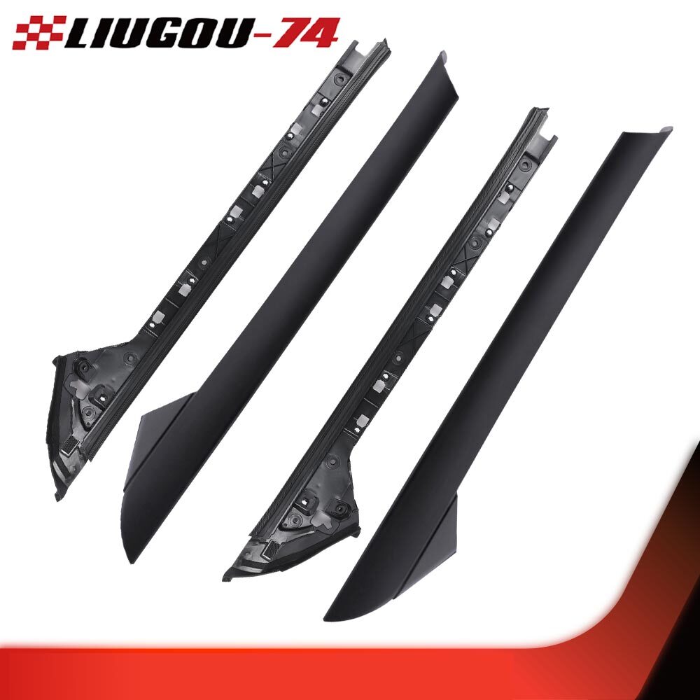 4-piece set suitable for 11-19 for Ford Explorer left windshield A-pillar molding trim