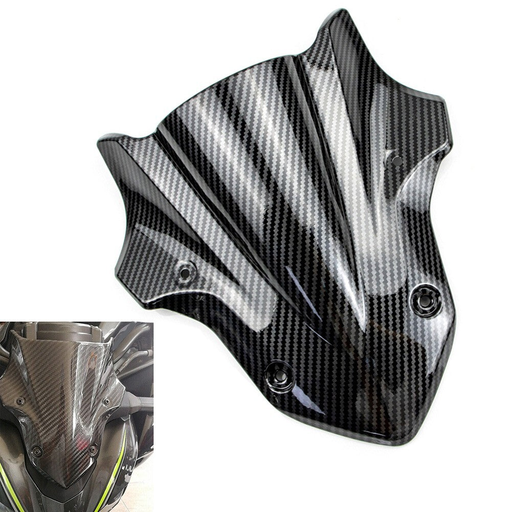 Windshield Windscreen for Kawasaki Z900 2017 2018 2019 Carbon Fiber Replacement