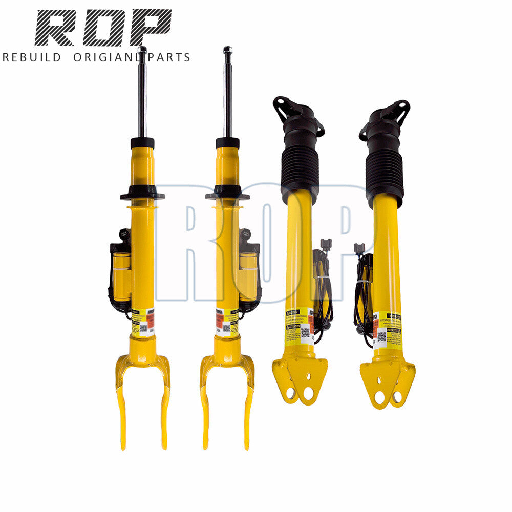 4x for Jeep Grand Cherokee SRT8 Front Rear Shock Absorber Strut Assys w/Electric