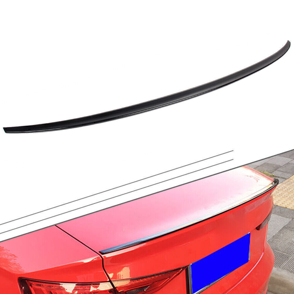 Tail Wing Rear Trunk Spoiler ABS Fit for AUDI A3 2014-2017 2018 2019 Gloss Black
