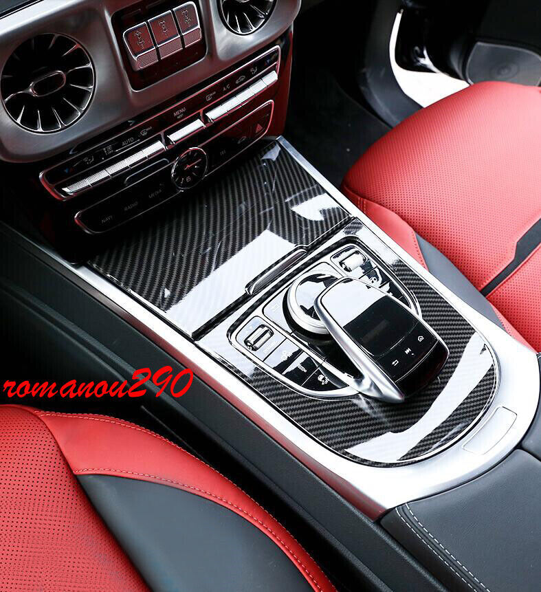 2P Carbon Style for Mercedes-Benz G550 G63 2019-2020 Gear Shift Panel Cover Trim