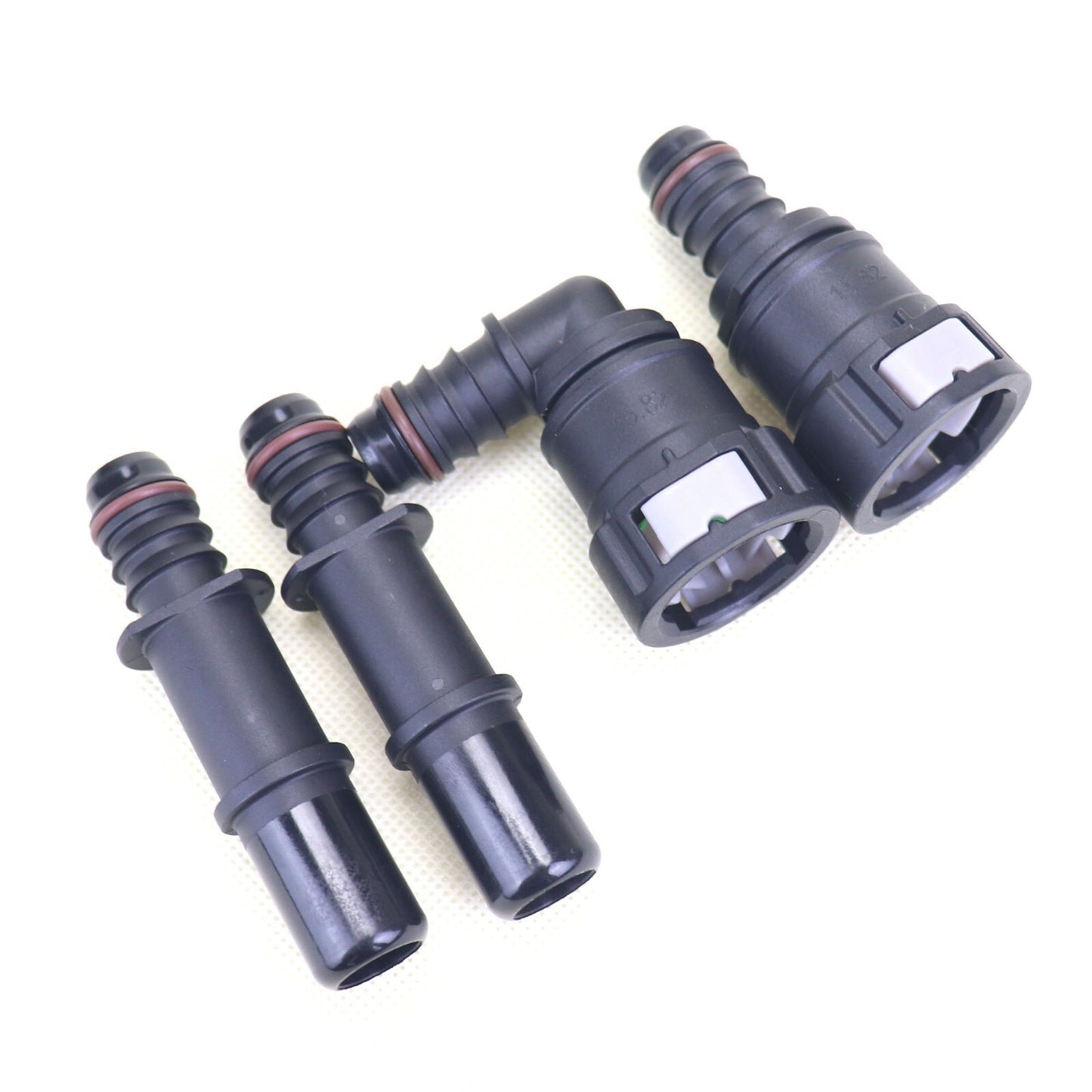 2 pairs of 15.82mm SAE 1/2-inch 12mm fuel lines quick-connect release hose disconnect
