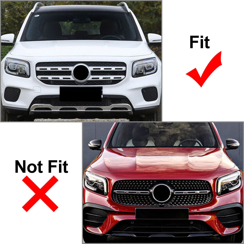 GTR Style Front Bumper Hood Grille for Benz GLB Class W247 X247 GLB250 19-22 21
