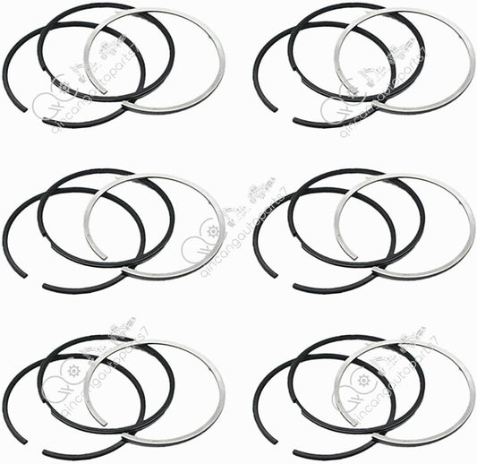 6X Piston Rings 3802421 3802746 3802230 For 89-98 for Dodge 6B 6BT 5.9 12V