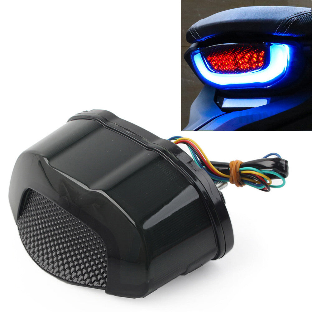 Rear Taillight Brake Turn Signal Light Blue for Honda CBR650R CB650R CB300R
