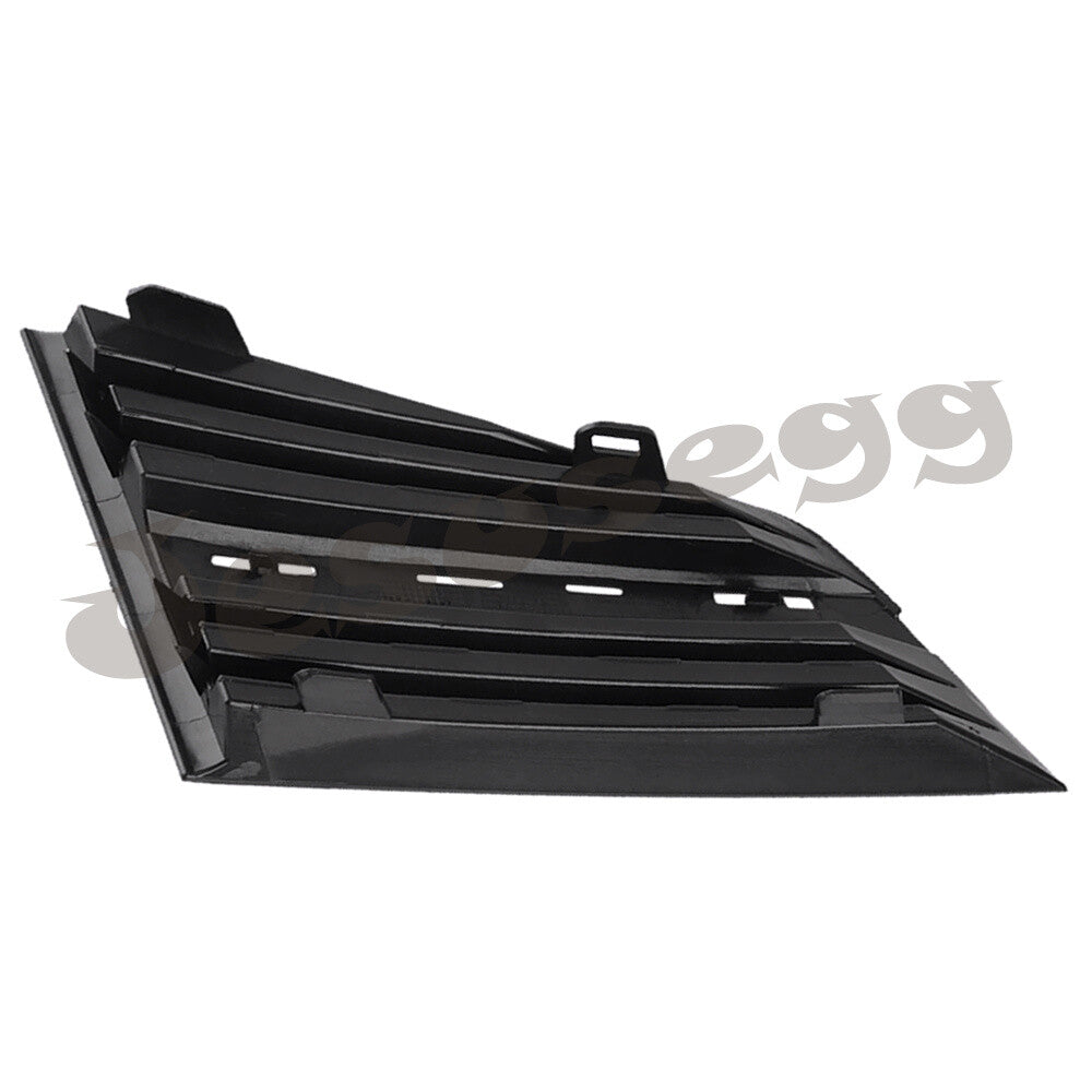 Car Front Left Bumper Lower Fog Light Grill Cover Fit for Cadillac ATS Black