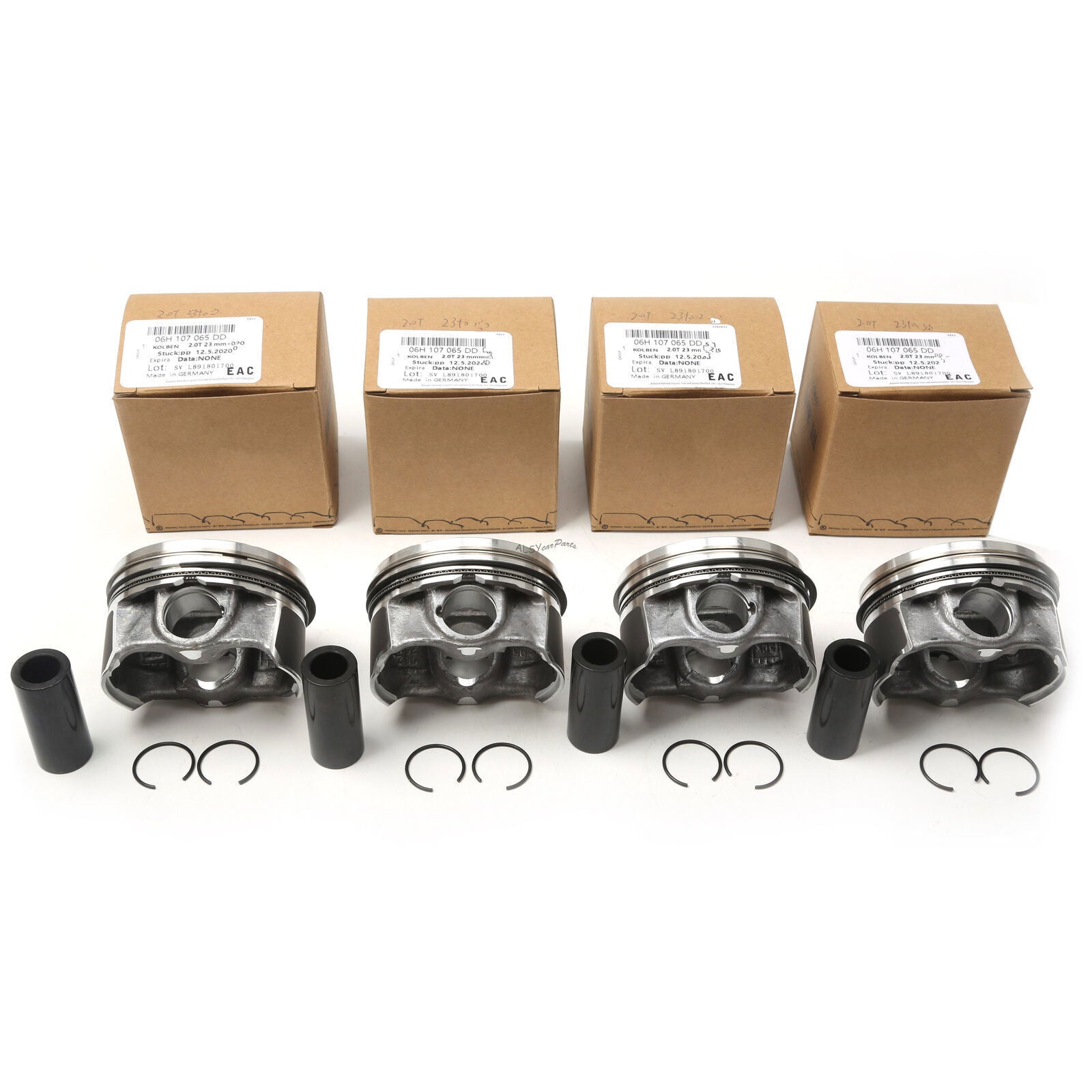 Engine Pistons  Rings Set +0.5mm 83mm / ¦µ23mm Oversized Set for VW for AUDI for SKODA