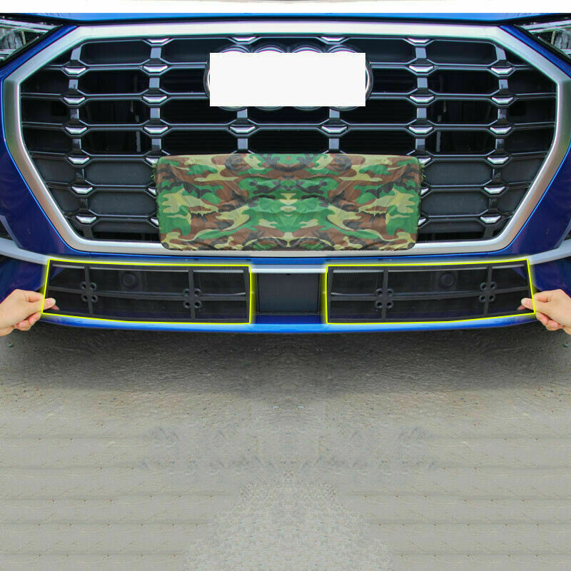 for Audi Q3 2019-2022 Front Grille Mesh Insert Stainless Insect-Proof Net Cover