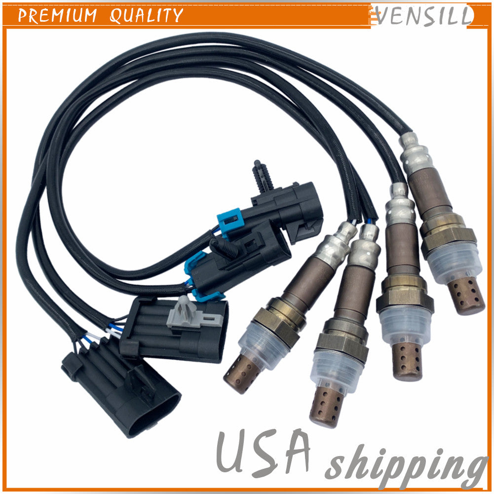 4 Pcs Oxygen Sensor 234-4012 234-4018 For 99-02 for GMC for Chevrolet 1500 4.3L 4.8L