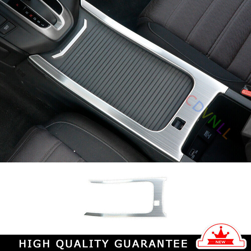 Console Storage Box Cover Trim 1PCS for Honda CRV CR-V 2017-2022 Silver Titanium