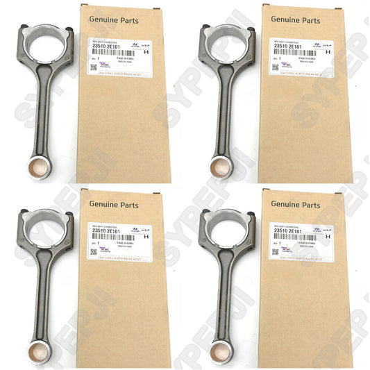 4-piece connecting rod pack suitable for 12-16 for Hyundai for Elantra i30 and 14-15 for Kia Forte 1.8L 235102E101