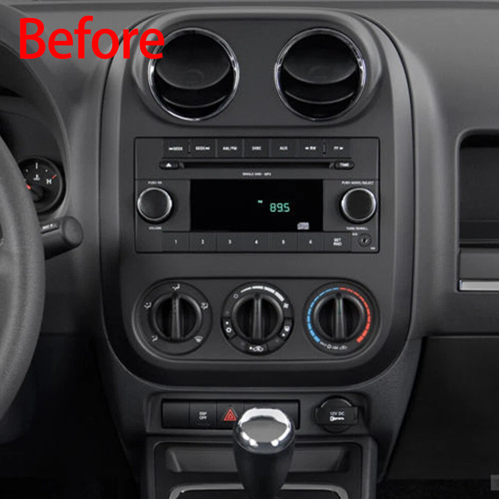 Android Auto Carplay for Jeep Compass 2009-2011 Stereo Car Radio GPS Navi Screen