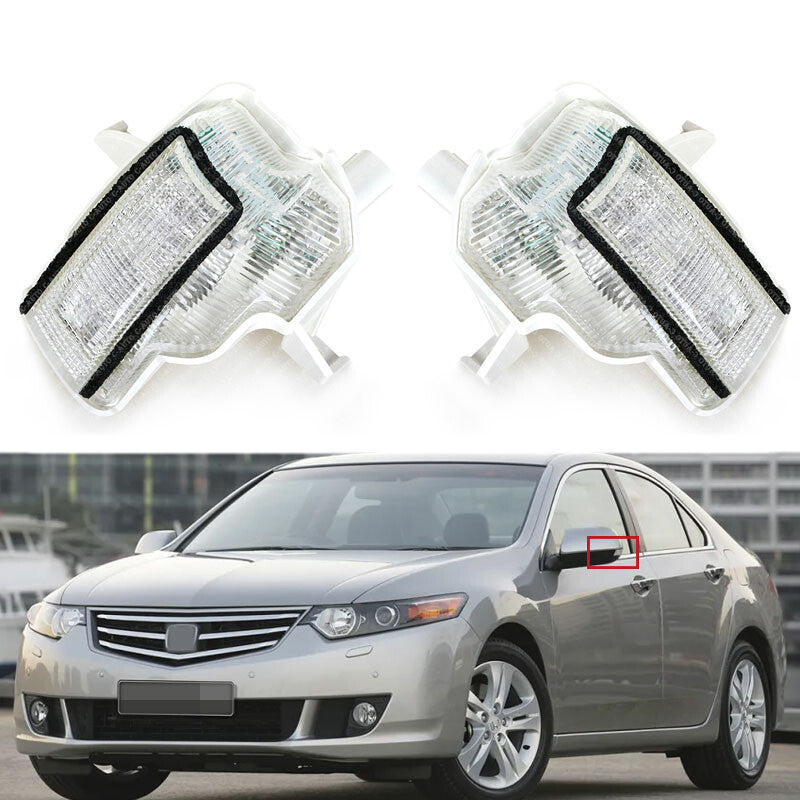 A pair of LED turn signals for the rearview mirrors are suitable for the for Honda Accord Euro CU 2008 - 2012