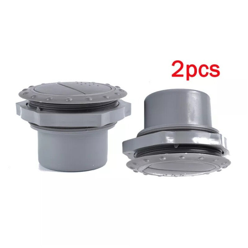 2X Auto Air Conditioning Outlet Round ABS Plastic A/C Vent For RV Boat Yacht Bus