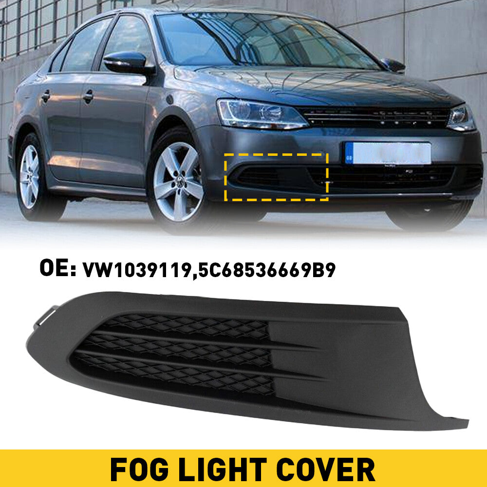 Front bumper fog light insert cover cover for passenger/driver, suitable for Volkswagen for Jetta 11-14 B