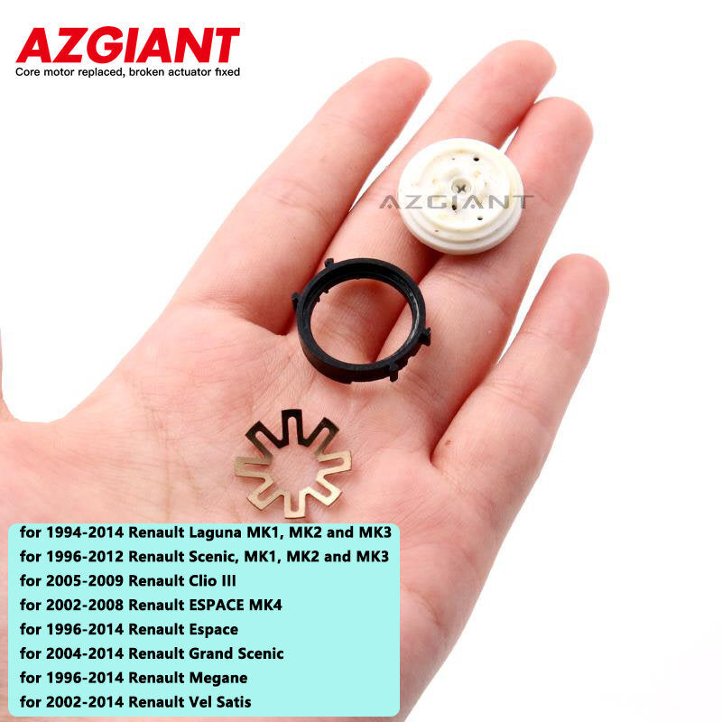 Automotive spare parts: Side mirror adjustment motor gear for Renault Grand Scenic 2004-2014.