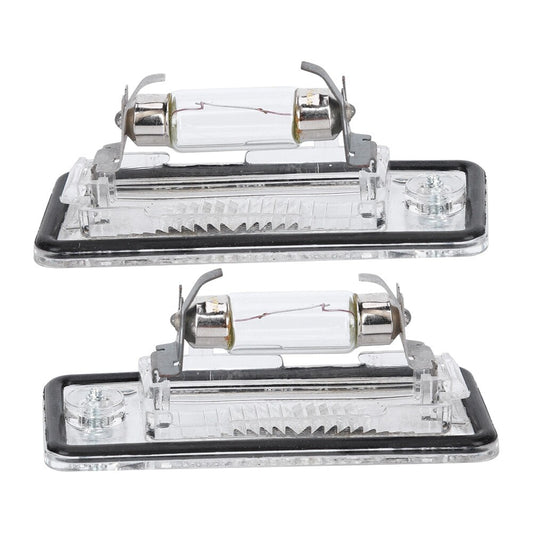 Hot Pair Of License Plate Light 8E0807430A 8E0807430B Part For C6
