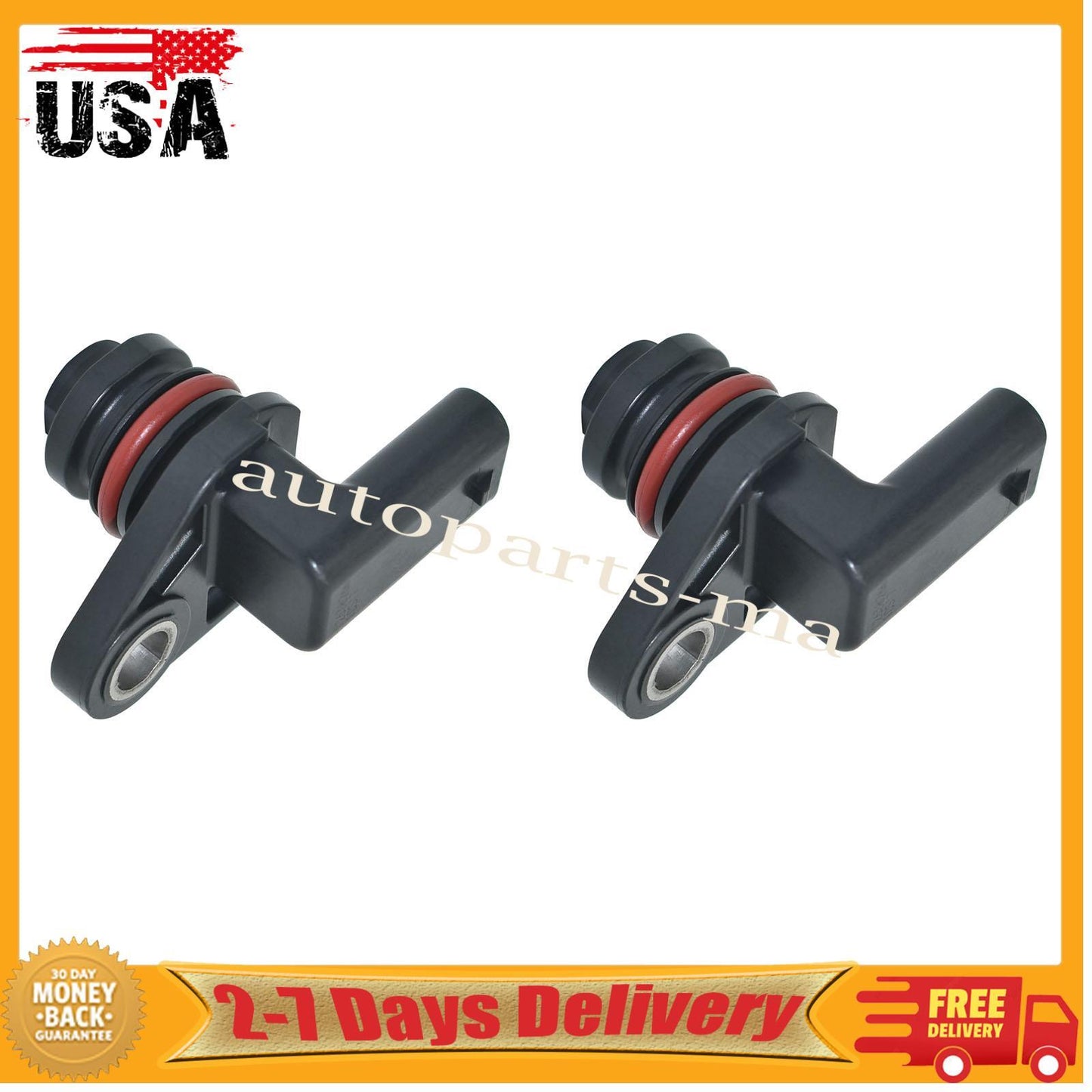 2pcs Camshaft Position Sensor 25185281 12638266 for 2013-2015 for Chevy Spark 1.2L